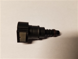 Female Quick Connect 11.8 MM x 3/8" Barb, Nylon